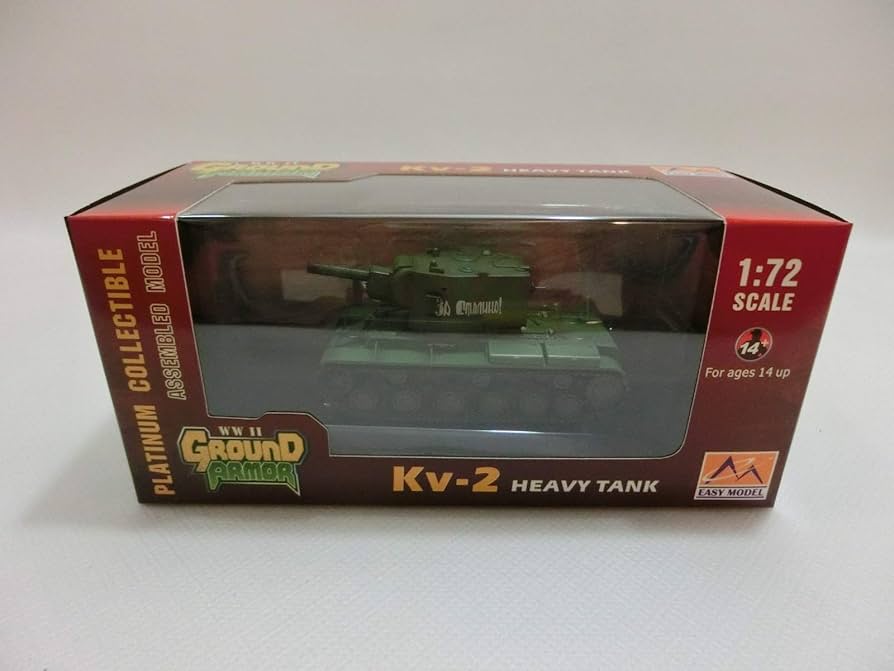 Amazon | 1/72 完成品 36282 KV-2 重砲兵戦車 砲塔後部機銃装備